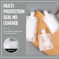 (🎁Get a £3 discount on your first purchase ) Portable Travel Fluid Makeup Packing Bag(10 Pcs）