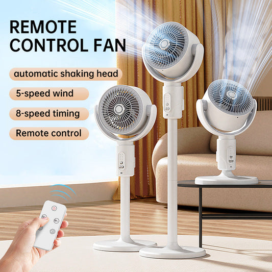 🎊Sommeraktion: 49% Rabatt und versandkostenfrei🌀✨Motor Standventilator, 20dB sehr leiser Ventilator, 30m Wurfweite, 2465m³/h Luftvolumen, Fan mit Fernbedienung & Kühlung