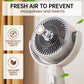 🎊Sommeraktion: 49% Rabatt und versandkostenfrei🌀✨Motor Standventilator, 20dB sehr leiser Ventilator, 30m Wurfweite, 2465m³/h Luftvolumen, Fan mit Fernbedienung & Kühlung