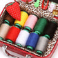 💖Portable Sewing Toolkit with Storage Box