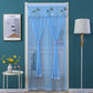 Embroidered Sheer Door Curtain